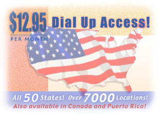$12.95 Dial Up Access